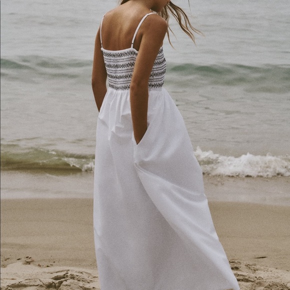 Zara Poplin Dress never worn size S - Picture 4 of 4